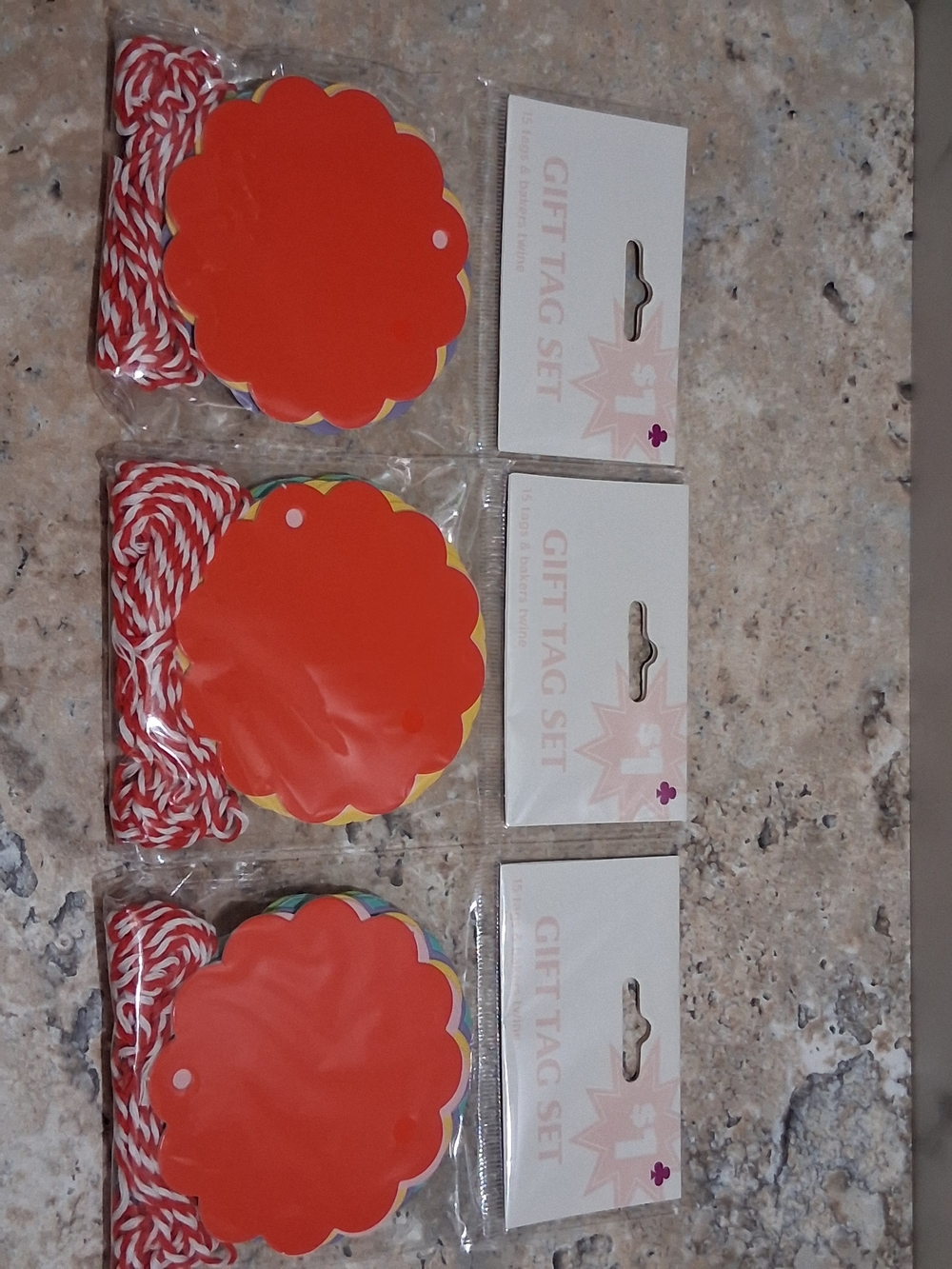 45 Gift Tag Set with Twine - Unbranded